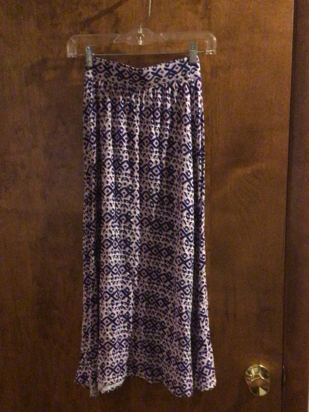 Cherokee Purple Patterned Maxi Skirt